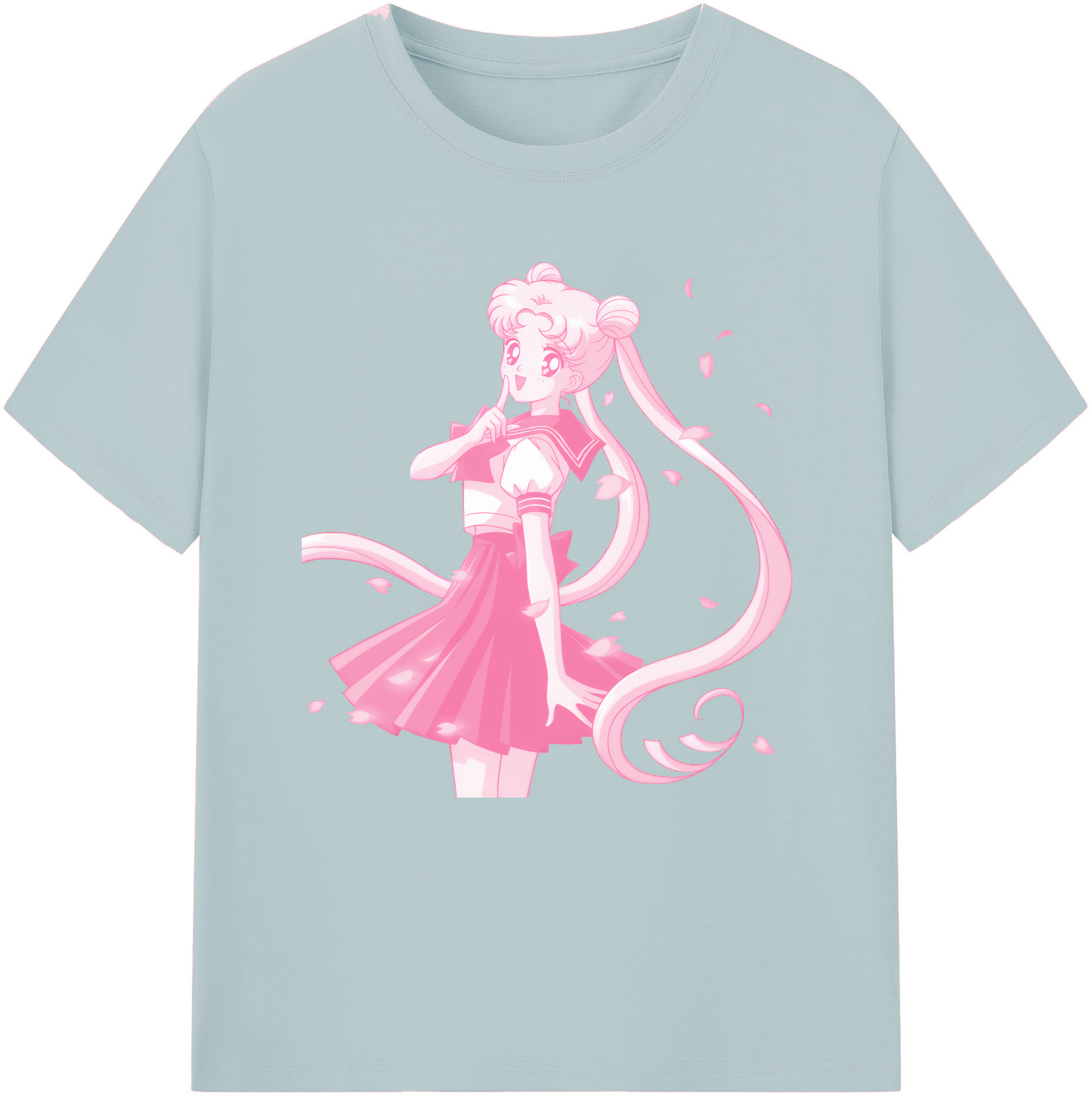 （画像用） 美少女戦士セーラームーン 愛野 美奈子 あいの みなこ Sailor Moon Aino Minako 綿100％半袖Tシャツ（フロントプリント）